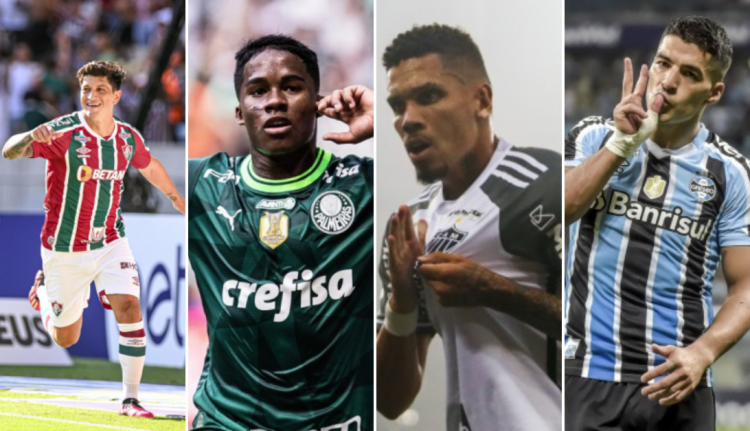 Quem foi o craque do futebol brasileiro em 2023: Cano, Endrick, Paulinho ou Suárez? Vote na enquete
