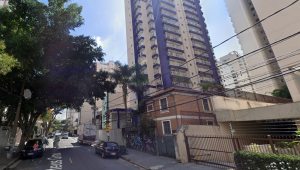 Imagem com Google Street View da rua Mateus Grou