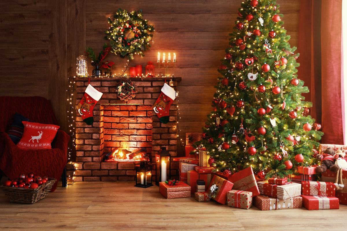 3 tipos de árvore de Natal decorada para diferentes ambientes da casa