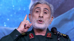 O comandante da Força Quds do Corpo da Guarda Revolucionária Islâmica, Esmail Qaani