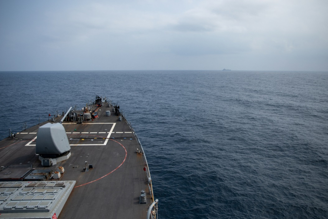Navio do Iêmen operando no Mar Vermelho