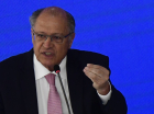 O vice-presidente e ministro do Desenvolvimento, Indústria, Comércio e Serviços, Geraldo Alckmin (PSB), durante a reunião com os membros do Conselho Nacional de Desenvolvimento Industrial (CNDI), em Brasília (DF)