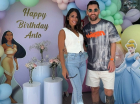 Messi e Antonella no aniversário dela
