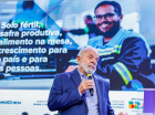 Presidente da República, Luiz Inácio Lula da Silva, durante Cerimônia de inauguração do Complexo Mineroindustrial de Serra do Salitre, EuroChem Salitre – Serra do Salitre - MG