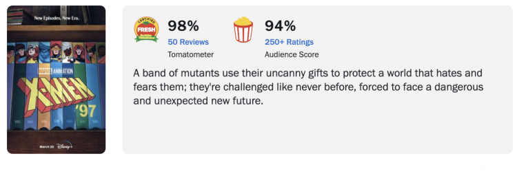 Rotten Tomatoes X-Men