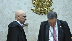 Ministro Alexandre de Moraes e Luís Roberto Barroso