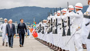 Lula e Macron lançam submarino Tonelero no Rio e defendem ampliação de parceria