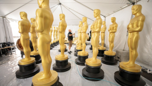 Estatuetas gigantes do Oscar