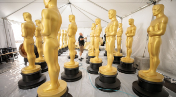 Estatuetas gigantes do Oscar
