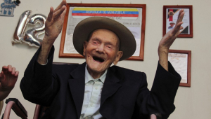 Venezuelano, homem mais velho do mundo, morre aos 114 anos