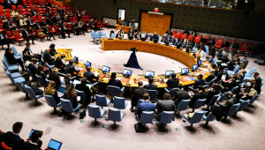 Conselho de Segurança da ONU realiza uma reunião de emergência sobre o risco de fome e ataques a trabalhadores humanitários em Gaza, na sede da ONU