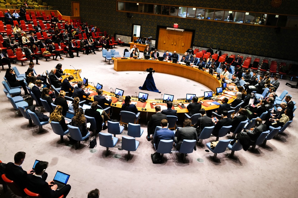 Conselho de Segurança da ONU realiza uma reunião de emergência sobre o risco de fome e ataques a trabalhadores humanitários em Gaza, na sede da ONU