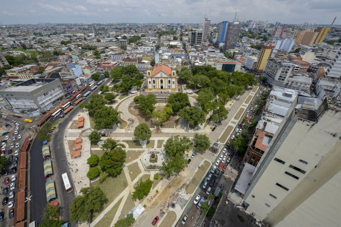Vista aérea da cidade de Manaus