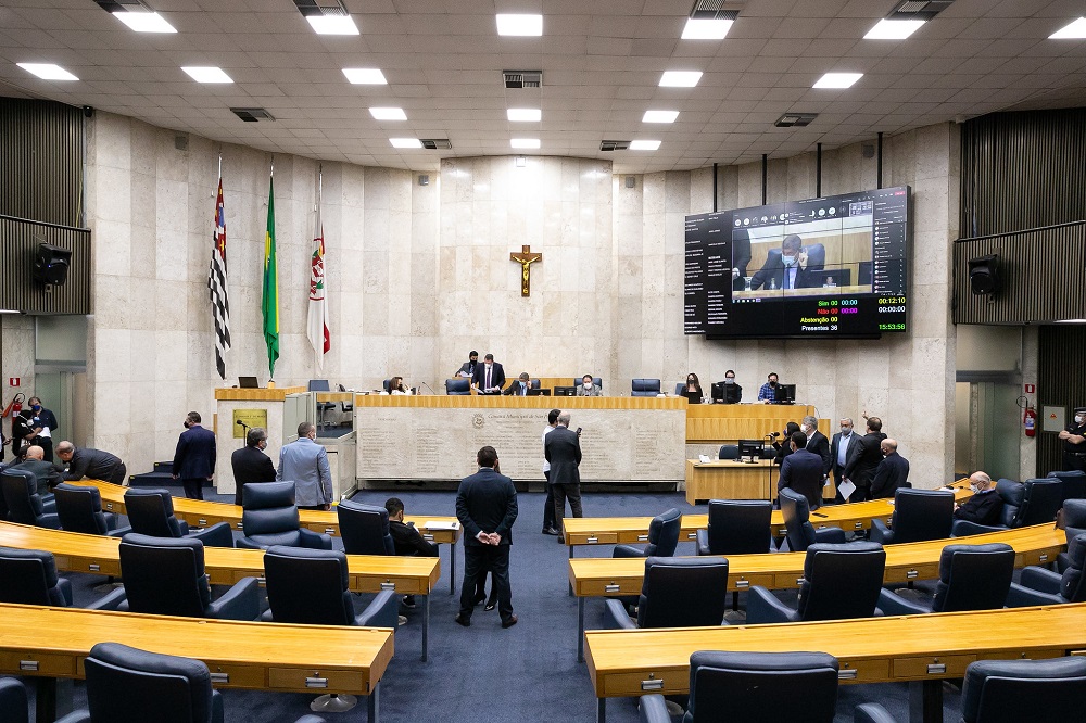 Plenário da Câmara de São Paulo