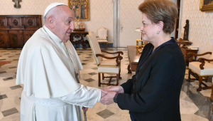 Papa Francisco e Dilma Rousseff