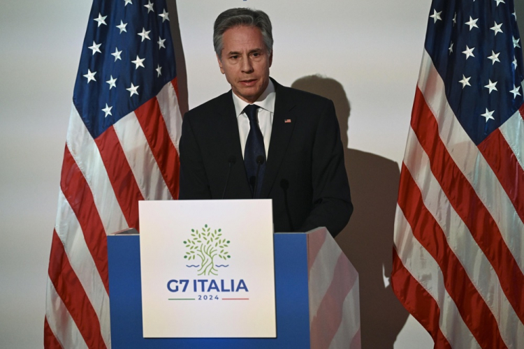 ‘Nosso objetivo é a redução de escala’, diz Antony Blinken em nome dos EUA e do G7