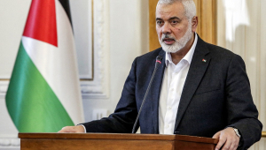 Ismail Haniyeh, chefe do gabinete político do movimento islâmico palestino Hamas
