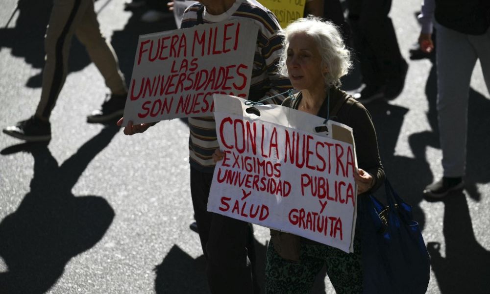 protesto argentina