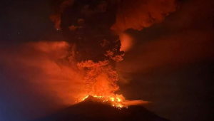 Vulcão na Indonesia