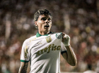 Comemoração do gol de Richard Ríos, do Palmeiras