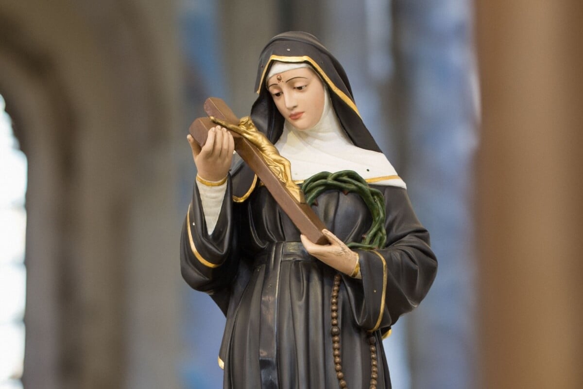 Santa Rita de Cássia é uma das figuras mais veneradas da Igreja Católica 