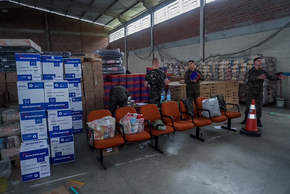 Defesa Civil realiza o transporte de doações para o município de Montenegro