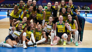 Seleção brasileira feminina faz 3 a 0 na Coreia do Sul na Liga das Nações de Vôlei