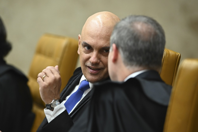 Ministro do STF e Presidente do TSE Alexandre de Moraes e Ministro André Mendonça