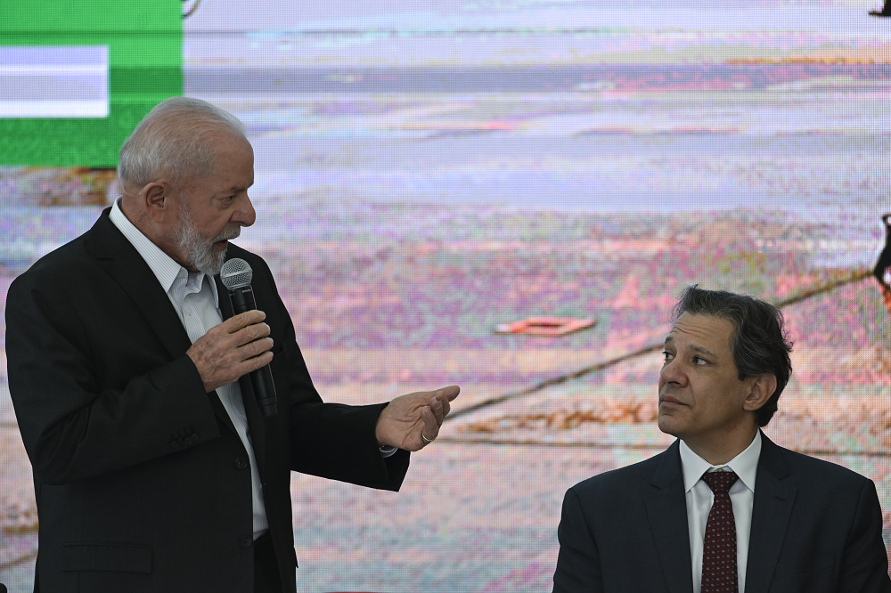 Lula e Haddad anúncio das medidas RS