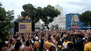 Marcha pra Jesus na Av. Presidente Vargas, no Centro do Rio