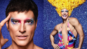O ator Reynaldo Gianecchini interpreta a drag queen Mitzi em 'Rainha do Deserto - O Musical’