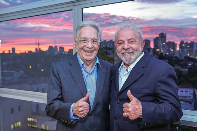 Encontro entre FHC e Lula antes do segundo turno das eleições de 2022