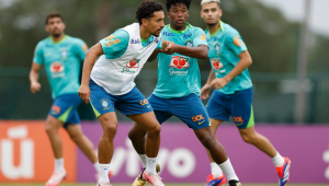 Marquinhos durante treino na no ESPN World Wide Complex nessa terça-feira 18/06.