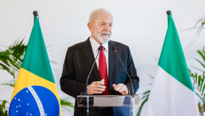 - Presidente da República, Luiz Inácio Lula da Silva, durante Entrevista coletiva à imprensa, no Hotel Scoglio degli Achei. Carovigno – Itália