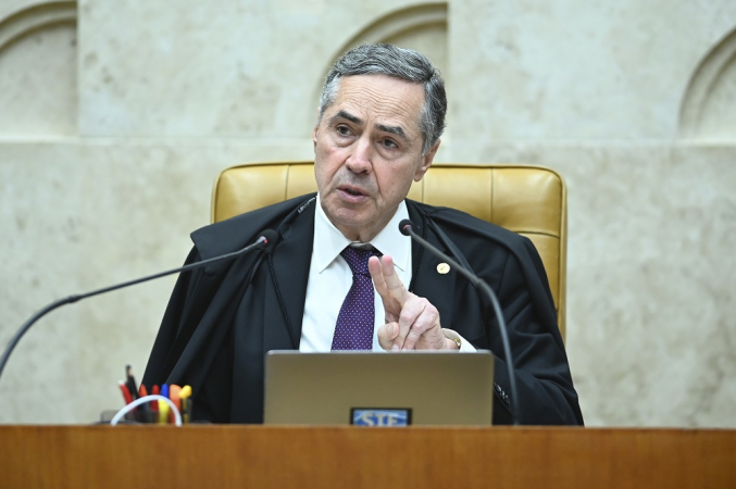 Presidente do STF Ministro Luís Roberto Barroso. Nesta quinta (20) o Supremo Tribunal Federal (STF) retoma a votação julgamento da descriminalização do porte de maconha para consumo pessoal