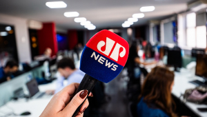 Microfone da Jovem Pan News