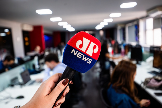 Microfone da Jovem Pan News