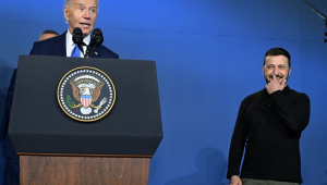 President Joe Biden hosts an event on the Ukraine Conpact initiativ