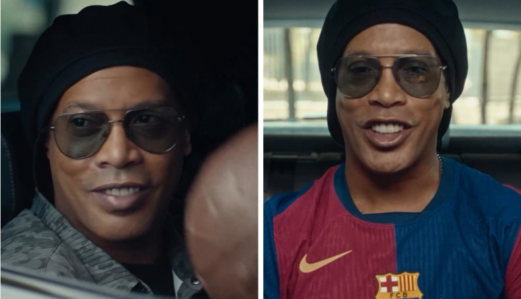 Ronaldinho Gaúcho em campanha do Barcelona