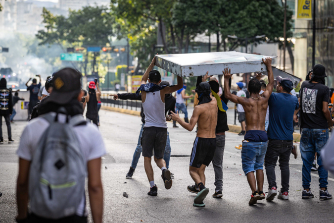 Prisoes em protestos na Venezuela