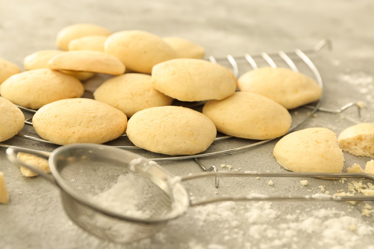 Biscoito com leite em pó 