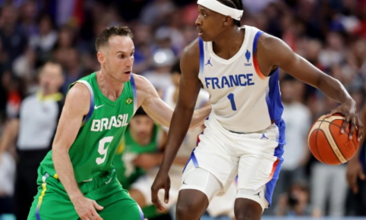 basquete brasil x frança