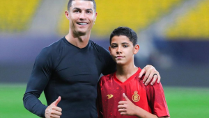 Cristiano Ronaldo e filho