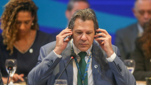 RJ - G20/BRASIL/ALIANÇA GLOBAL/FOME/LULA - ECONOMIA - O ministro da Fazenda, Fernando Haddad,