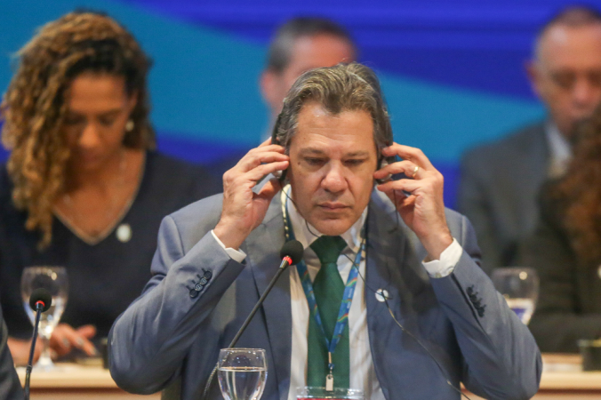 RJ - G20/BRASIL/ALIANÇA GLOBAL/FOME/LULA - ECONOMIA - O ministro da Fazenda, Fernando Haddad,