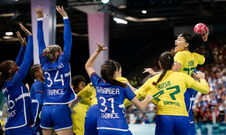 handebol feminino brasil x frança