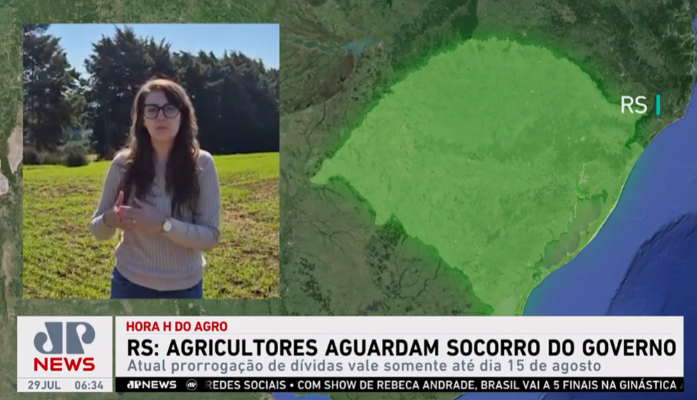 Agricultores do Rio Grande do Sul aguardam socorro do governo