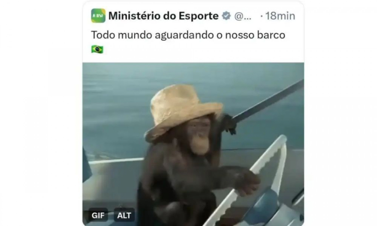 post racista ministerio do esporte