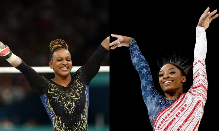 rebeca andrade e simone biles