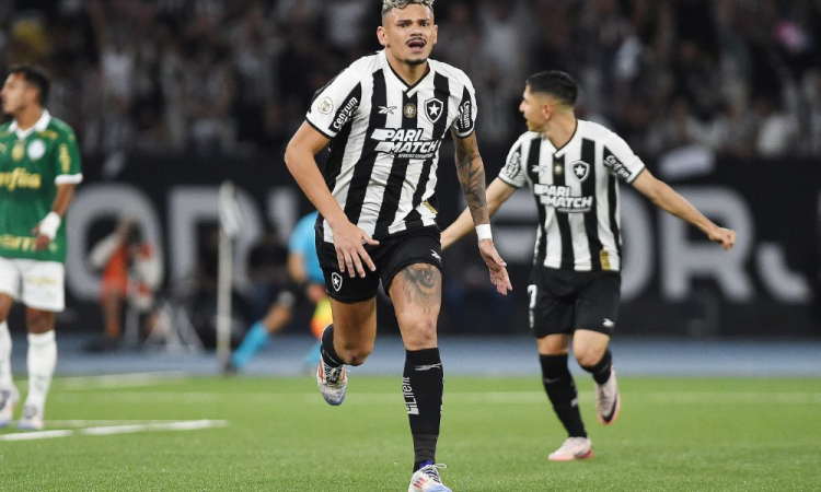 Botafogo vence Palmeiras e se isola na liderança do Brasileirão